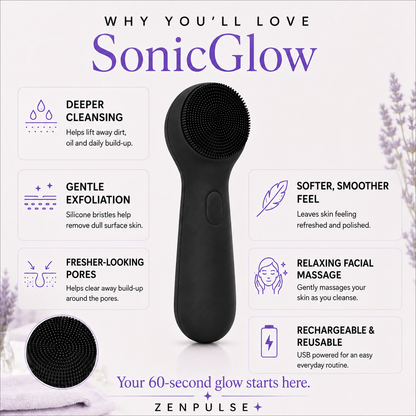 "Sonic Glow" Face Scrubber