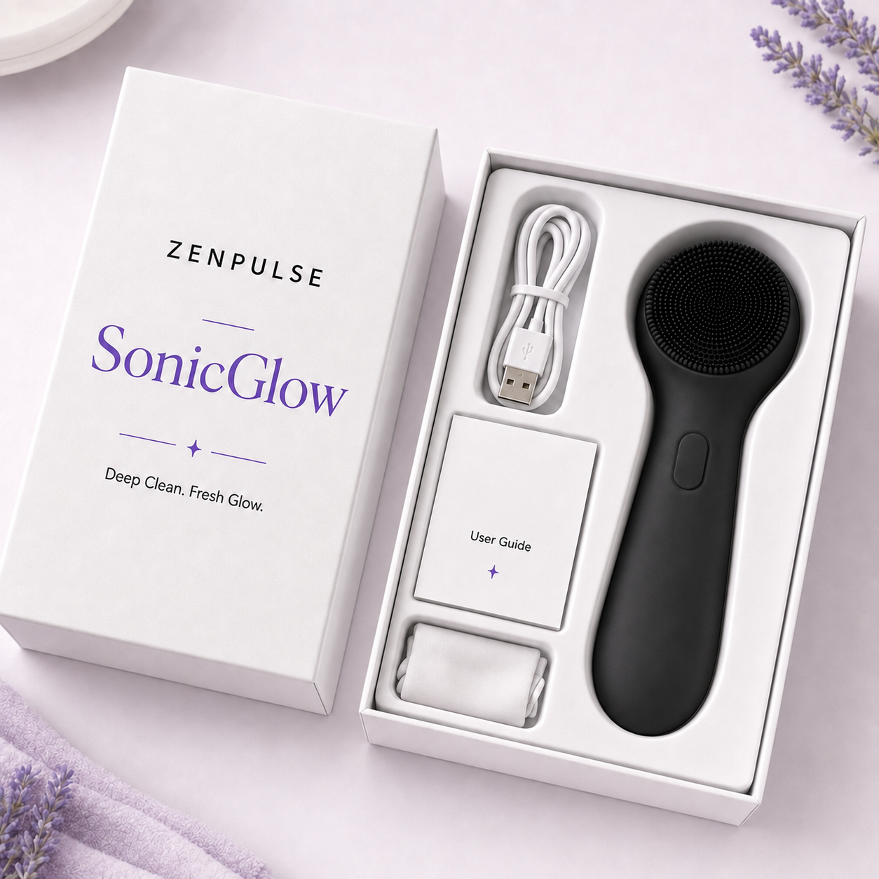 "Sonic Glow" Face Scrubber