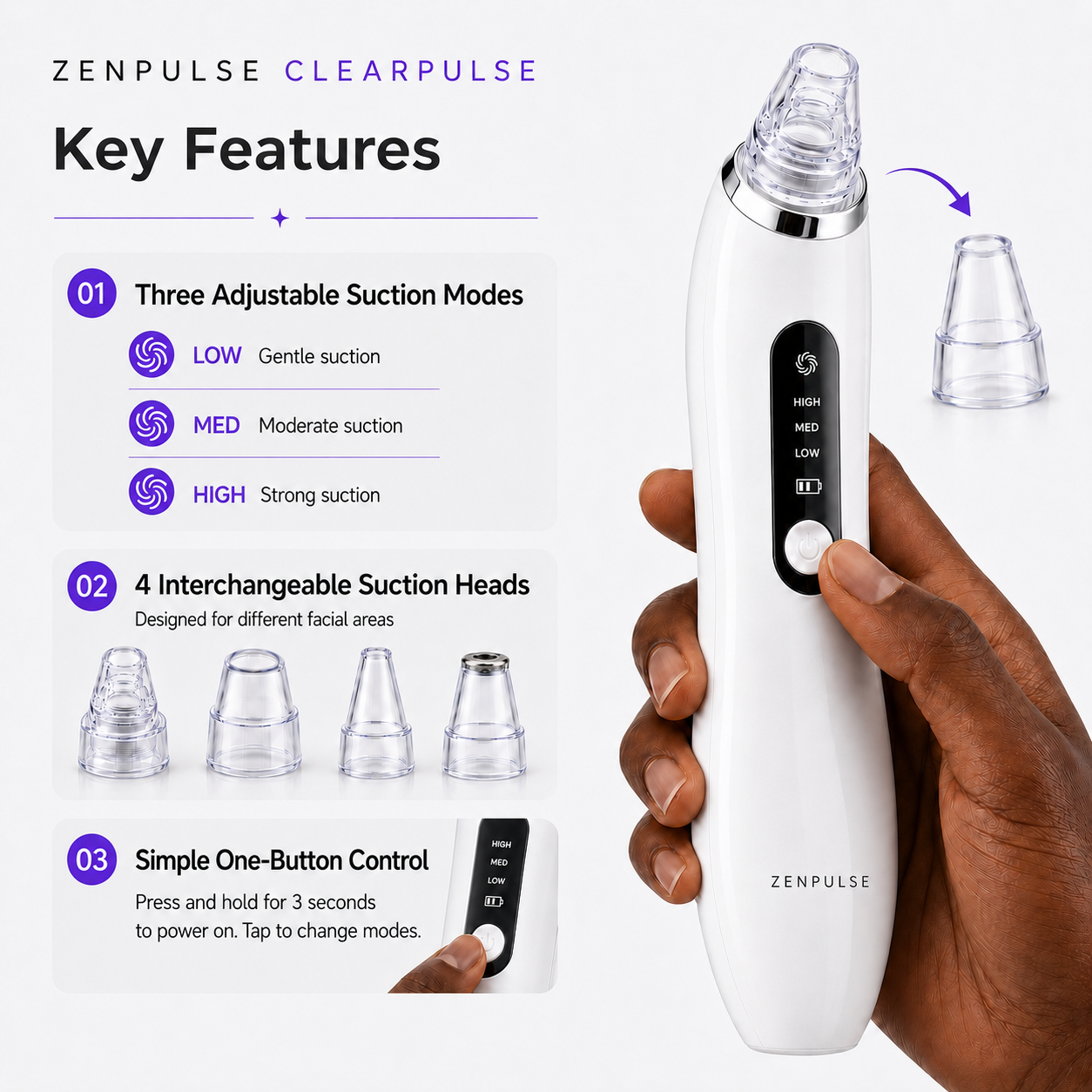 "Clear Pulse"Pore Refiner
